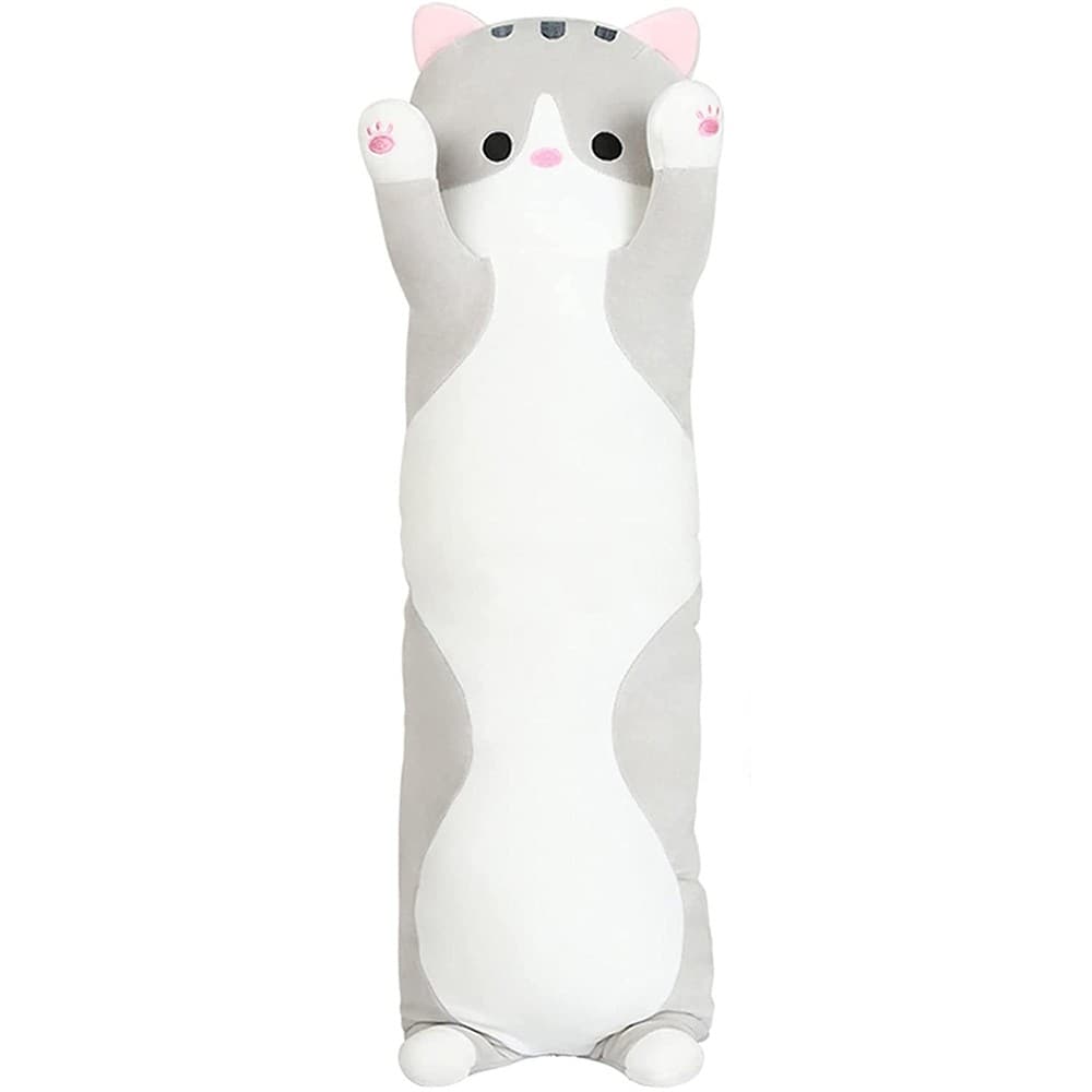 硬めで疲れにくい猫型細長授乳クッション