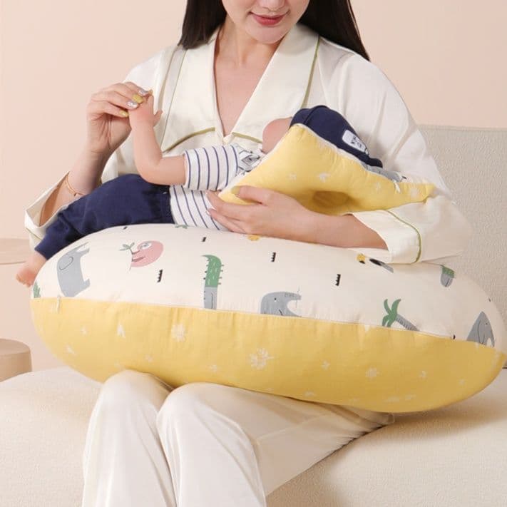 授乳クッション 両手解放型エアー授乳クッション