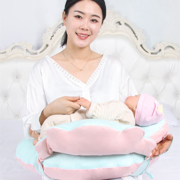 エアー授乳クッション 吐き戻し防止 柔らか母子枕