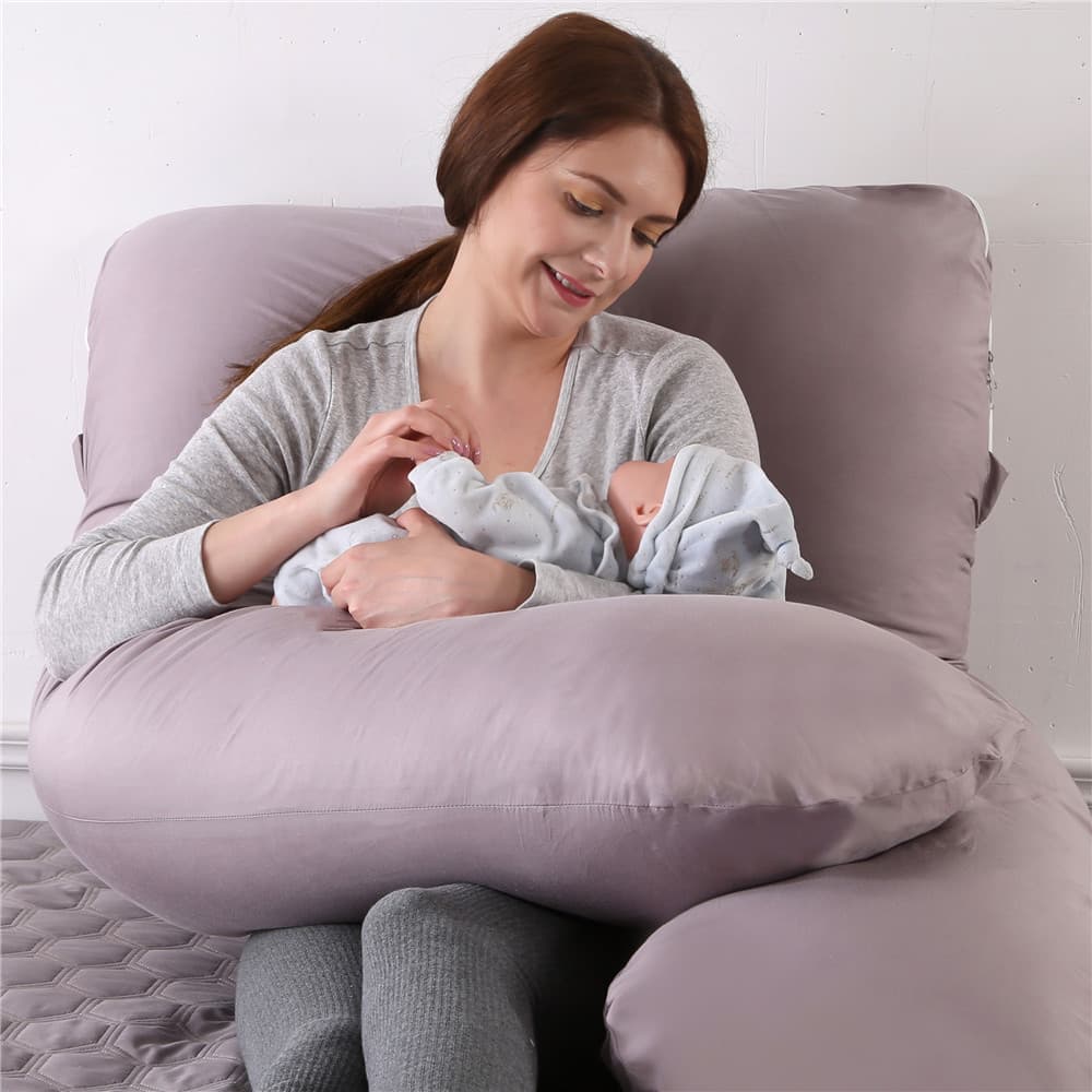 授乳クッション 極細ビーズ入り快適授乳サポートクッション