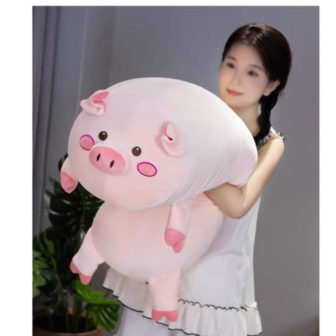 授乳クッション 可愛い豚さん形状ビーズクッション抱き枕