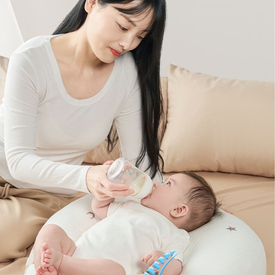 授乳クッション 安定姿勢サポート硬め授乳枕二合一多機能