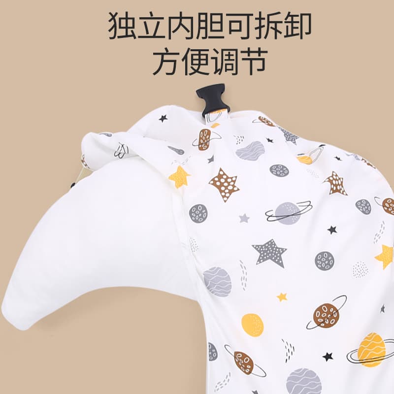 多機能ビーズ入り授乳クッション収納袋付き